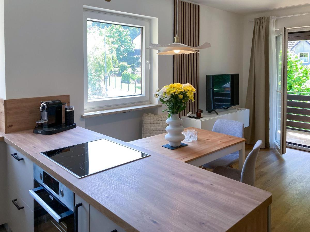 Kleines Glueck Zentral Mit Balkon Und Parkplatz Apartman Gößweinstein Kültér fotó